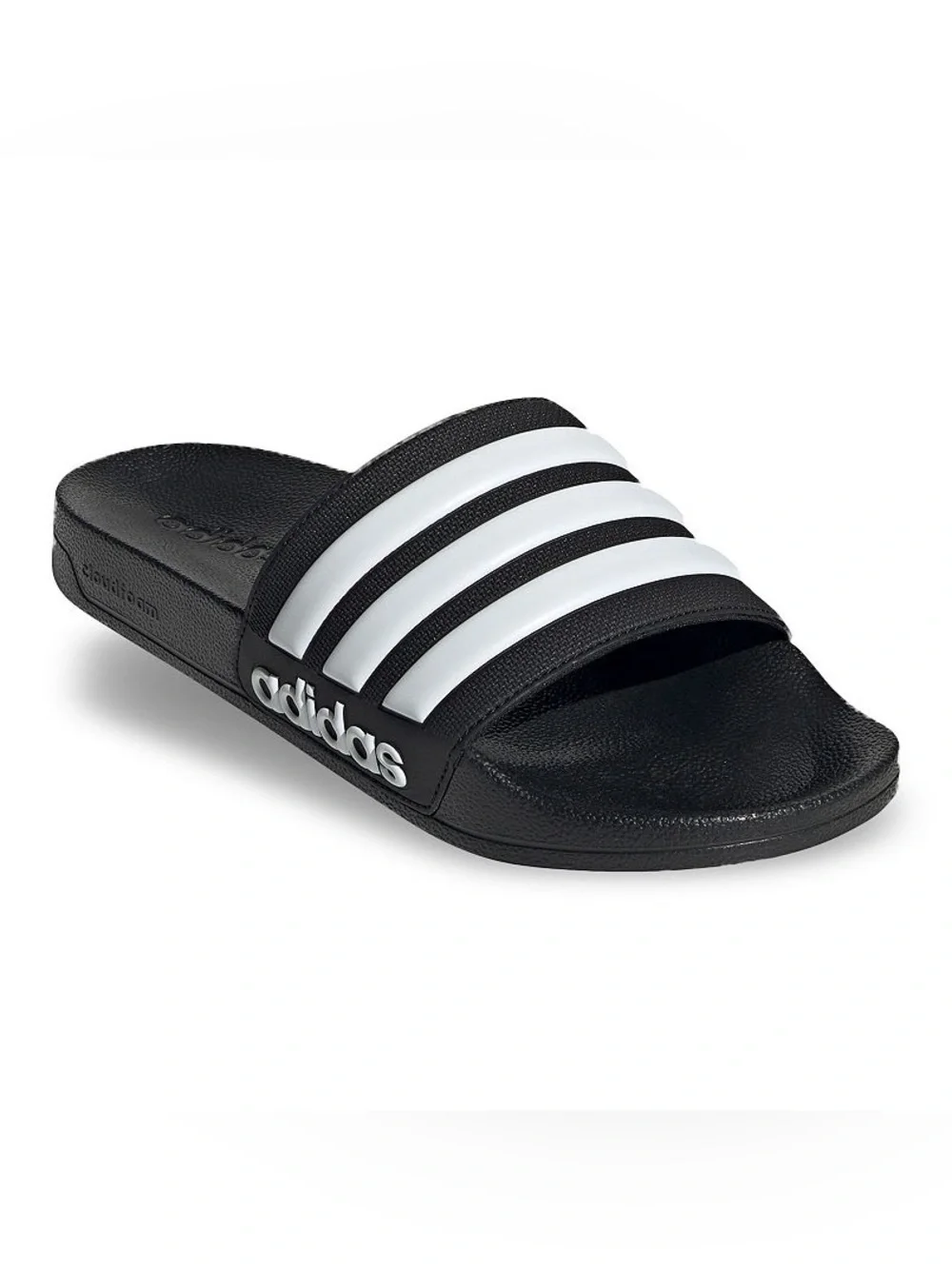 Adidas Black & White Adilette Slide Sandal
